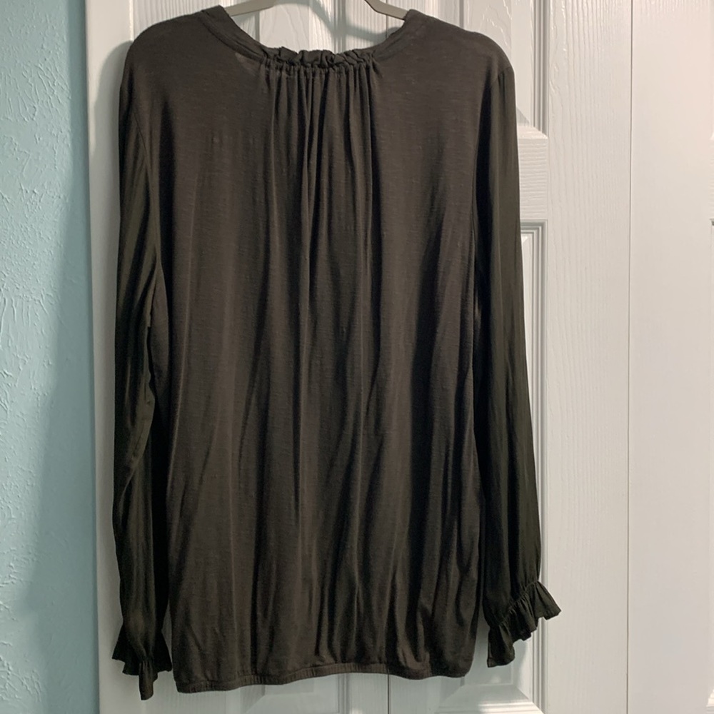 Green Longsleeve ACOS&A Blouse - Picture 7 of 12